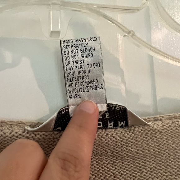 John Paul Richard Knitted Beige Cardigan - Picture 6 of 6